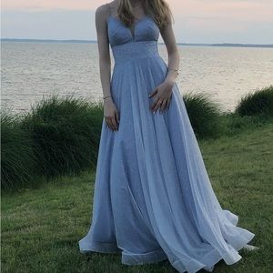 Cinderella Divine Glitter Tulle Formal Ball Gown